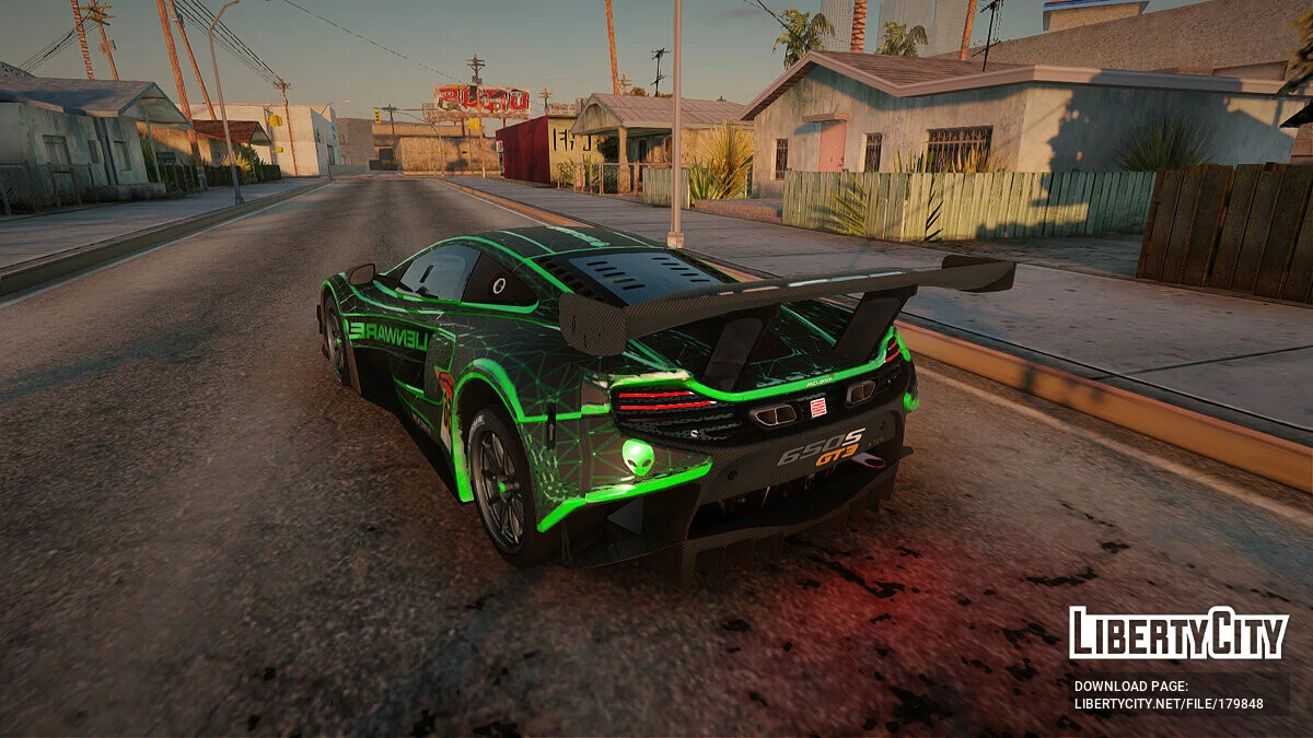 McLaren 650S GT3 Alien PJ / GTA San Andreas