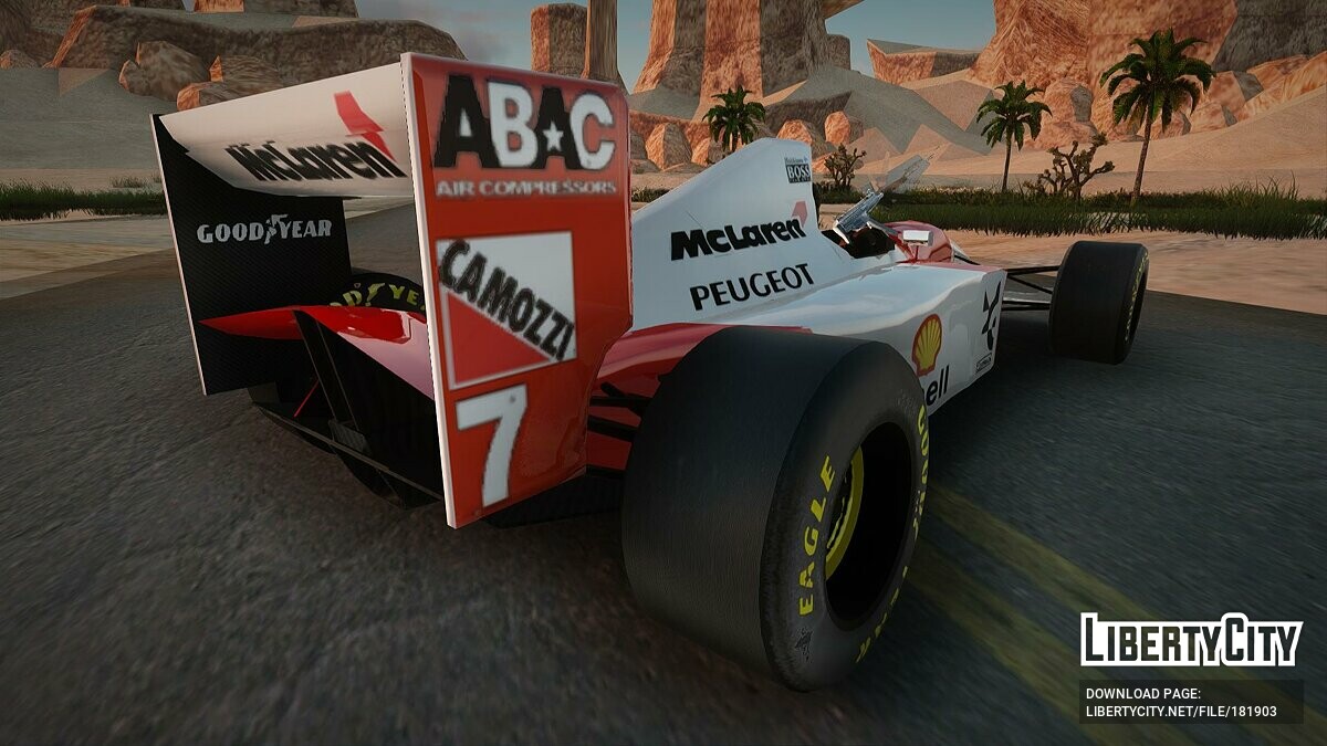 Скачать McLaren MP4/19 F1 1994 для GTA San Andreas