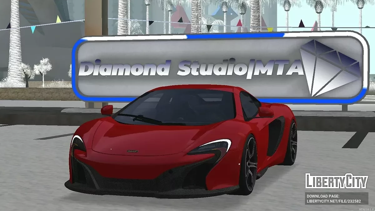 McLaren 650S + CCD / GTA San Andreas