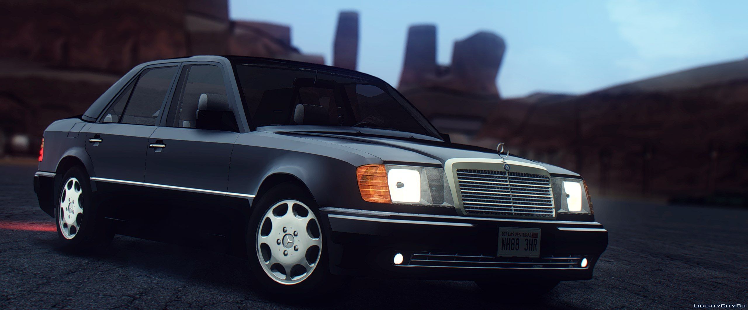 Нашли и отмыли грязнейший мерседес w124