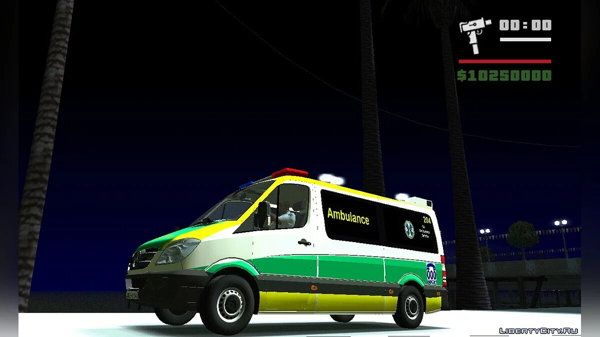 Mercedes Benz Sprinter SA Ambulance Servince  by Thegtadutcher / GTA San Andreas