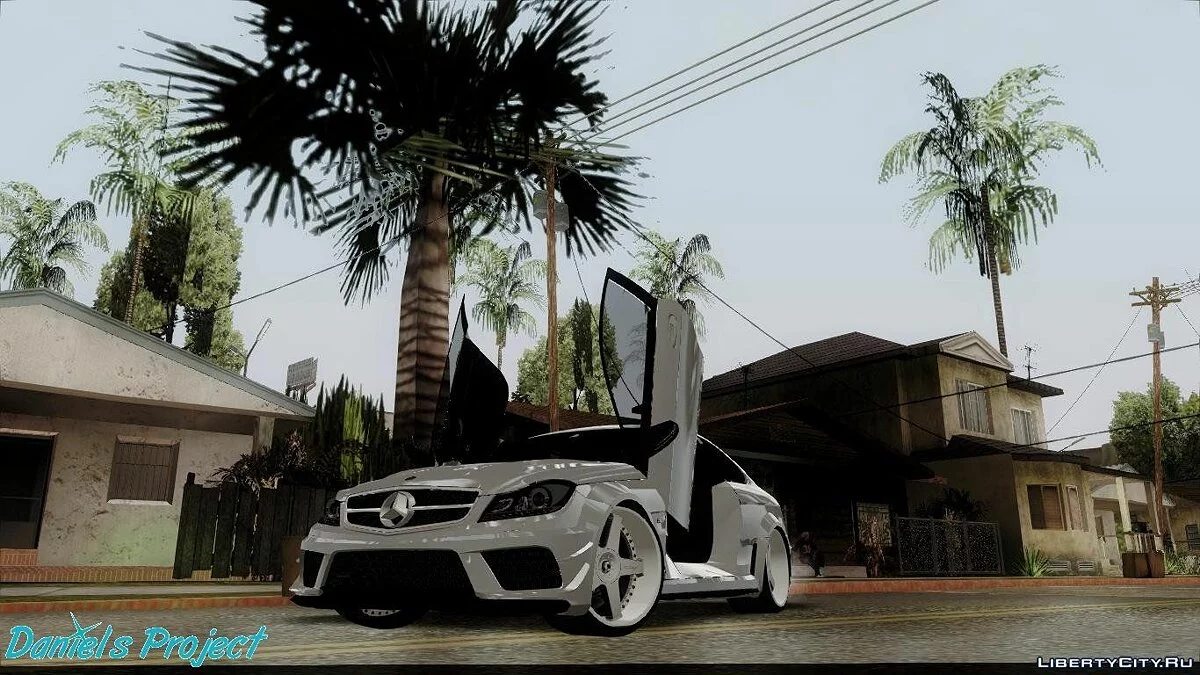 Mercedes Benz C63 AMG Black Edition [ImVehLM] / GTA San Andreas