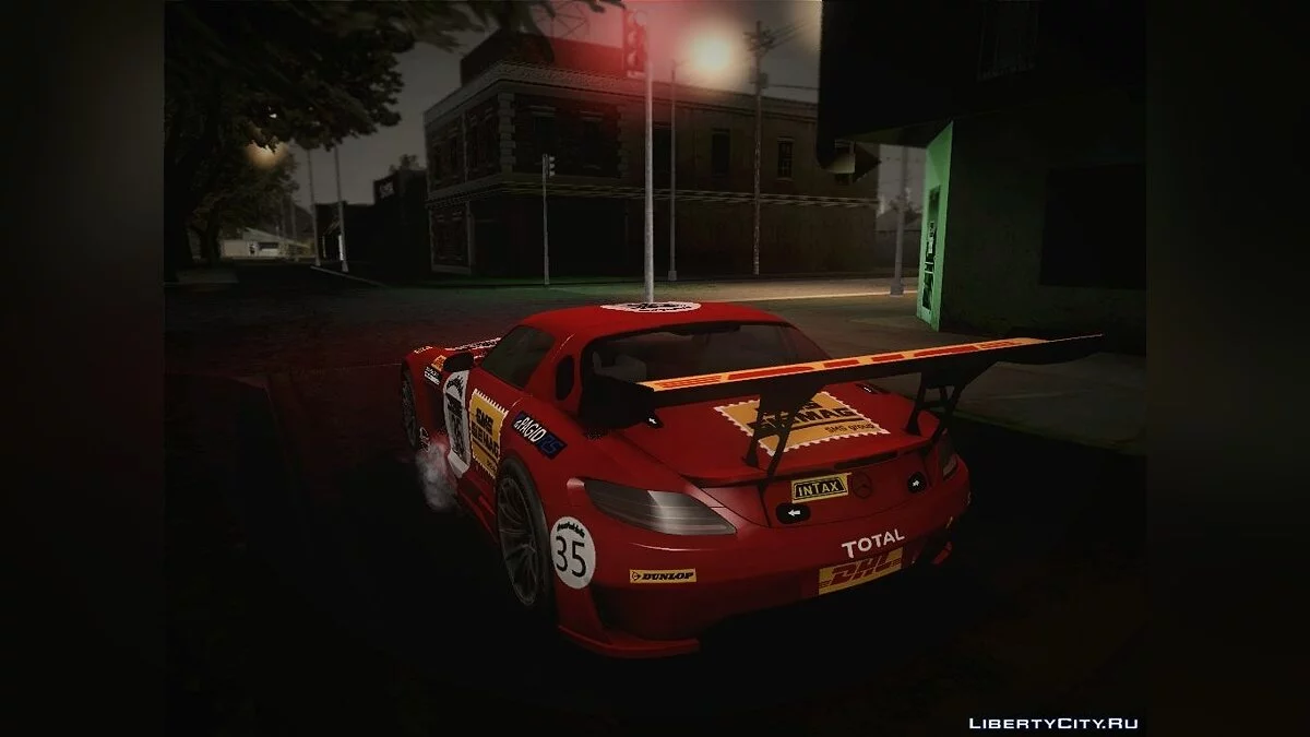 2011 Mercedes Benz SLS AMG GT3 Black Falcon / GTA San Andreas