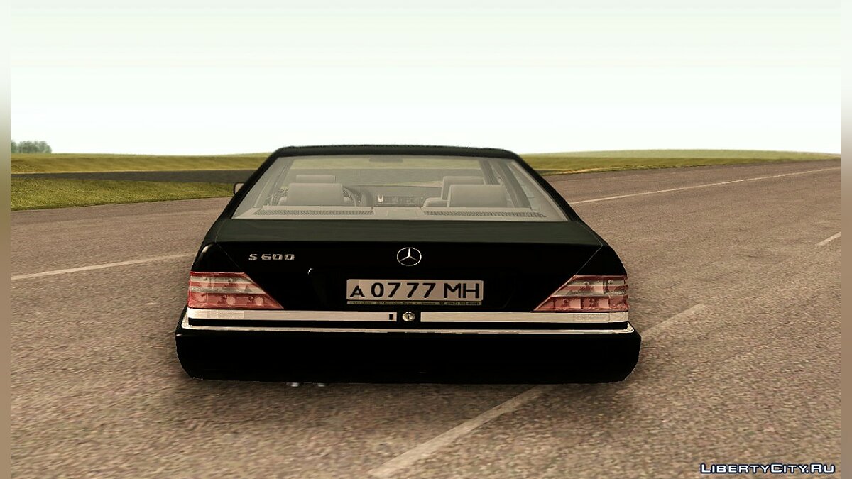 Скачать Mersedes-Benz W140 S600 (Саши Белого из "Бригады") для  GTA San Andreas