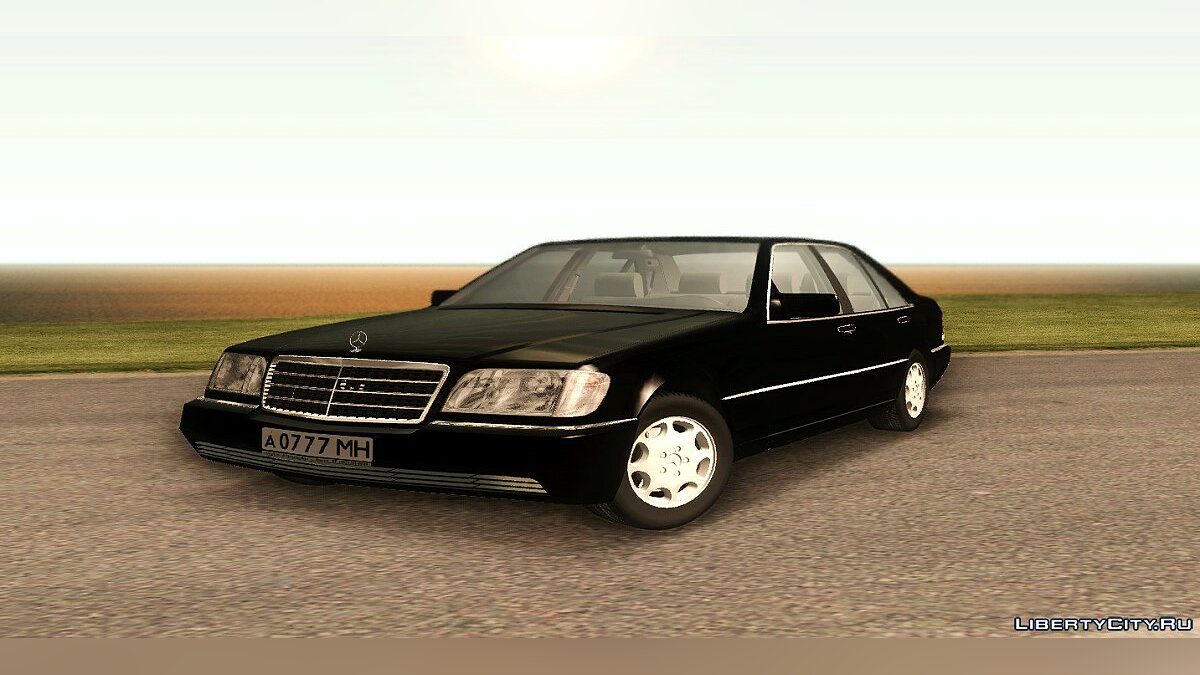 Скачать Mersedes-Benz W140 S600 (Саши Белого из "Бригады") для  GTA San Andreas