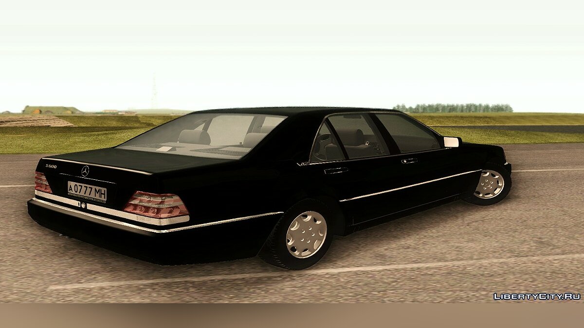 Скачать Mersedes-Benz W140 S600 (Саши Белого из "Бригады") для  GTA San Andreas