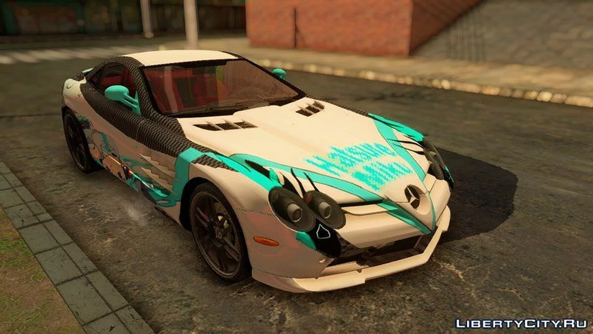 Mercedez-Benz SLR McLaren 722 Hatsu Miku / GTA San Andreas