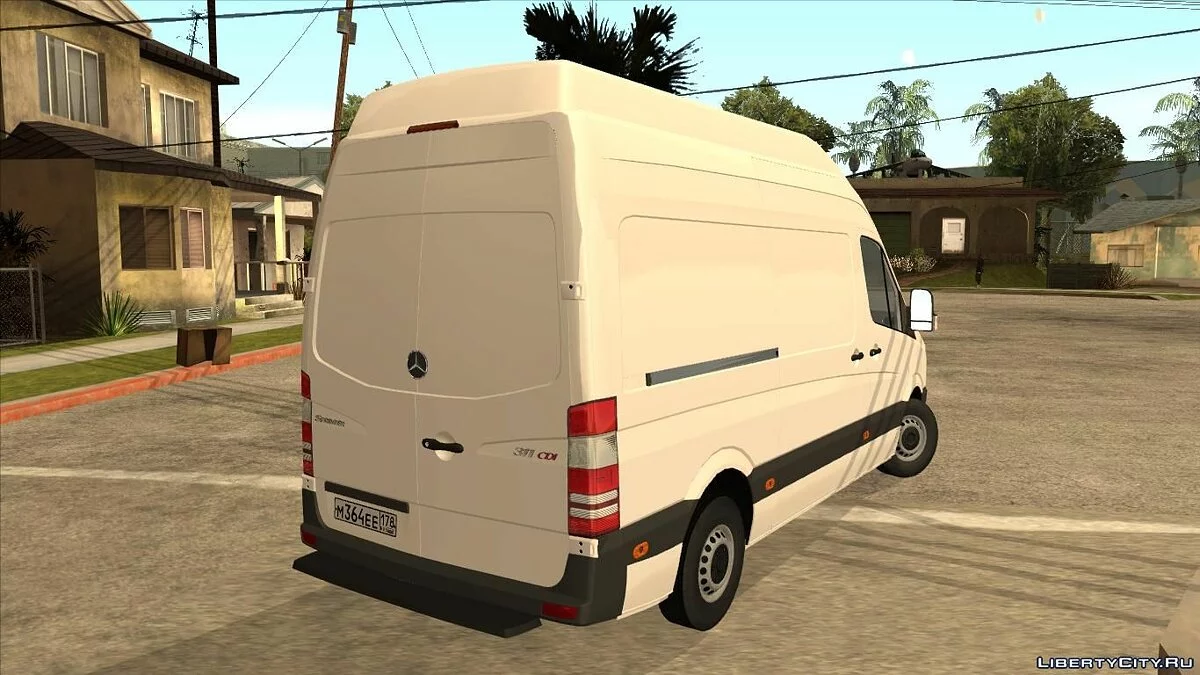Mercedes-Benz Sprinter 311CDi Cargo van (Russian localization) / GTA San Andreas