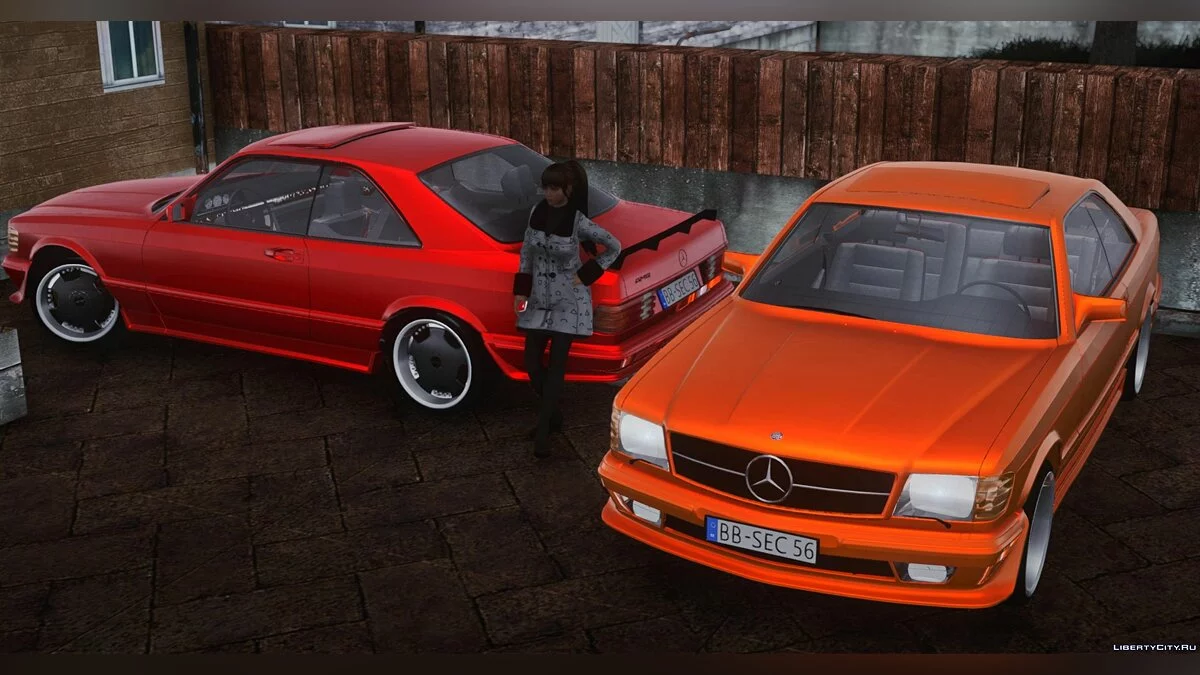 Mercedes 560 sec amg / GTA San Andreas