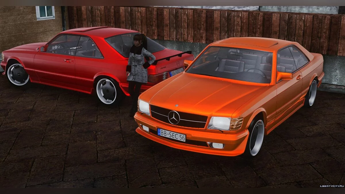 Mercedes 560 sec amg / GTA San Andreas