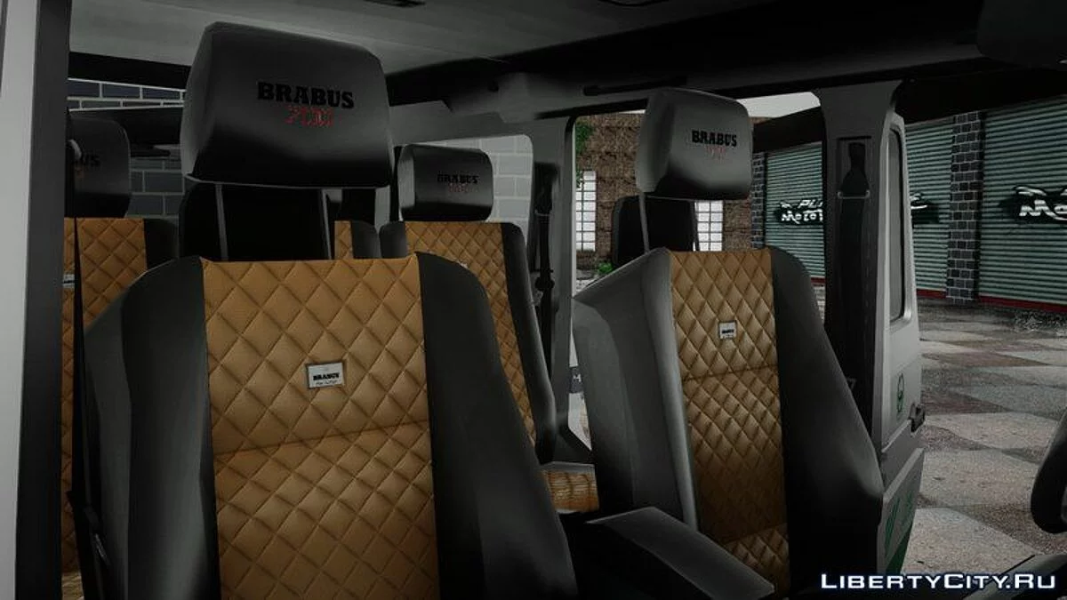 Mercedes-Benz G700 Brabus Widestar Полиция Дубая / GTA San Andreas