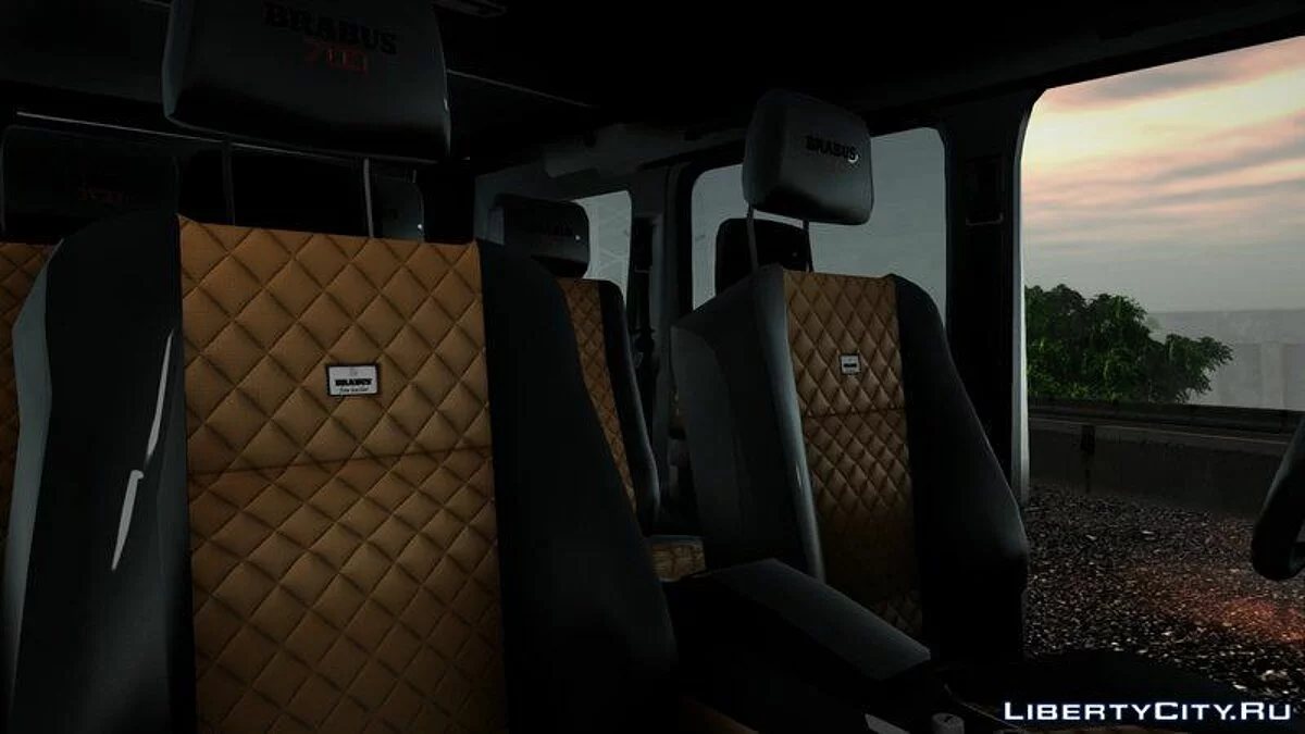 Mercedes-Benz G700 Brabus Widestar Полиция Дубая / GTA San Andreas