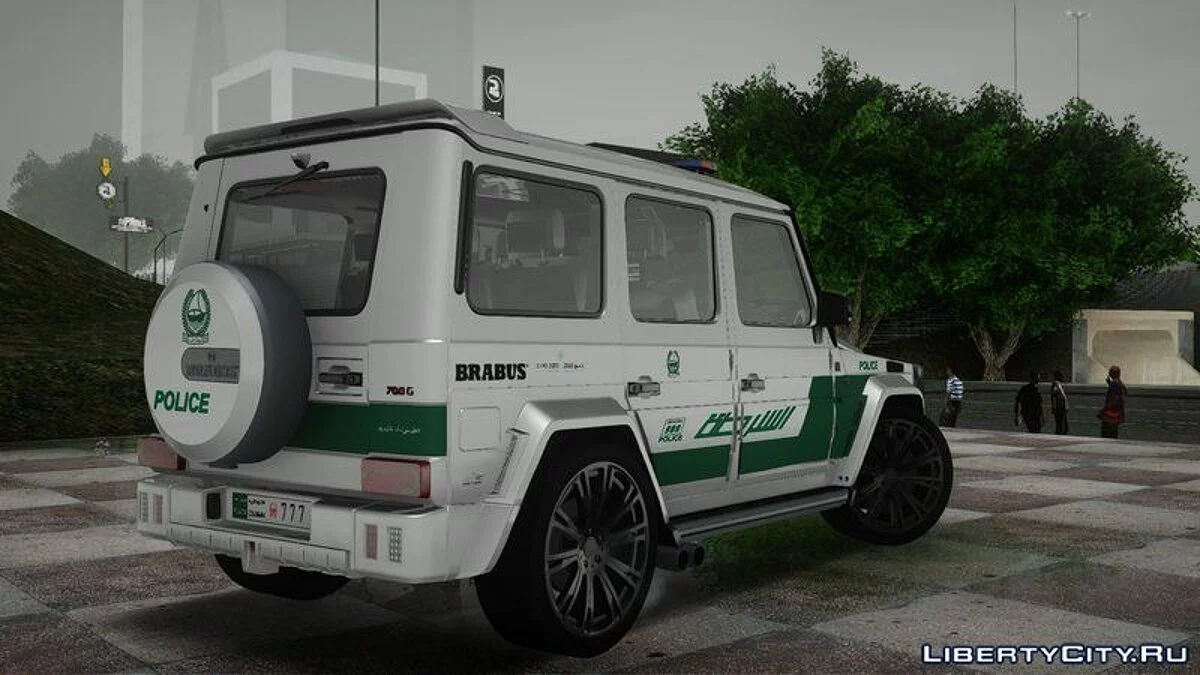 Mercedes-Benz G700 Brabus Widestar Полиция Дубая / GTA San Andreas