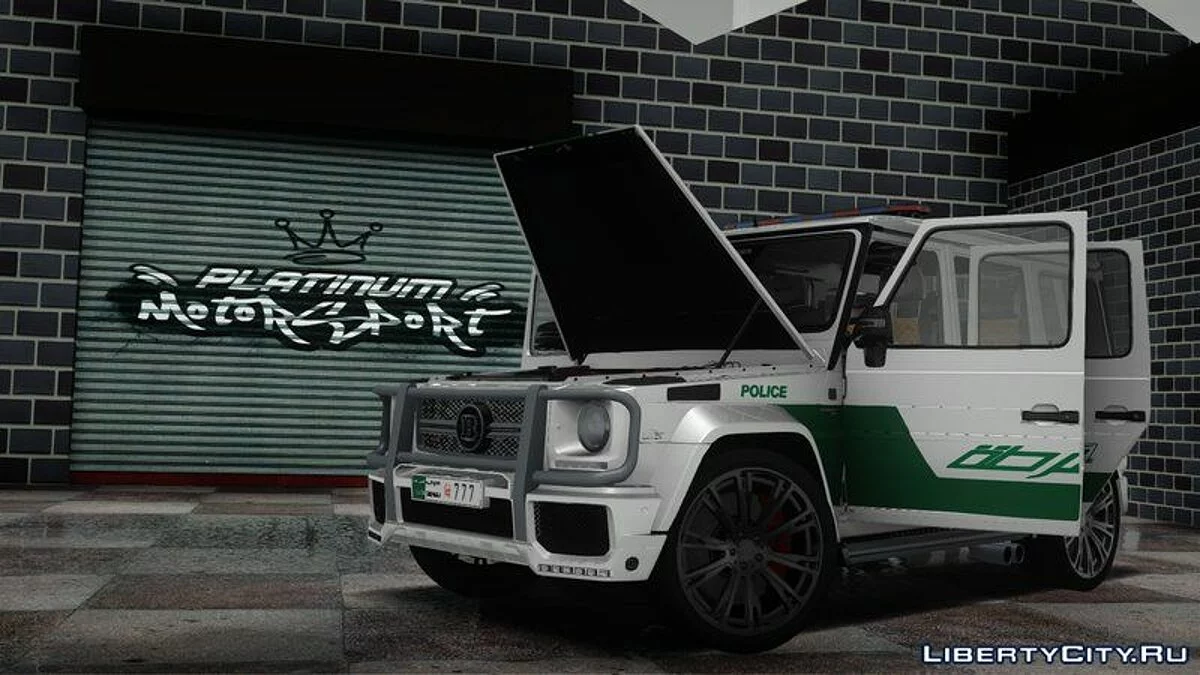 Mercedes-Benz G700 Brabus Widestar Полиция Дубая / GTA San Andreas