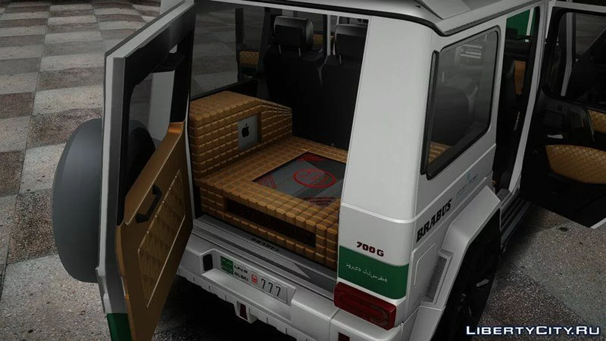Mercedes-Benz G700 Brabus Widestar Полиция Дубая / GTA San Andreas