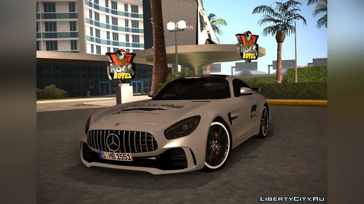 2017 Mercedes AMG GT R - Safety Car + Sound / GTA San Andreas