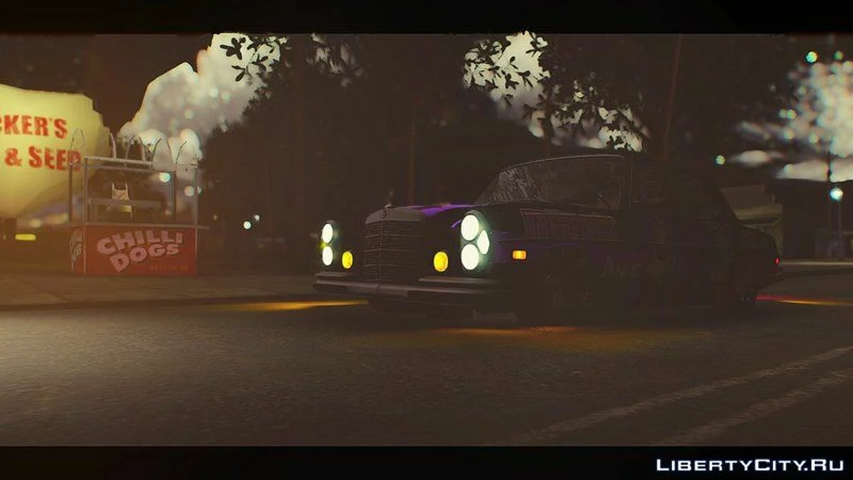 Mercedes-Benz 300SEL W108 Neptunia Hyperdimension Iris Heart Itasha StanceWorks 1972 / GTA San Andreas