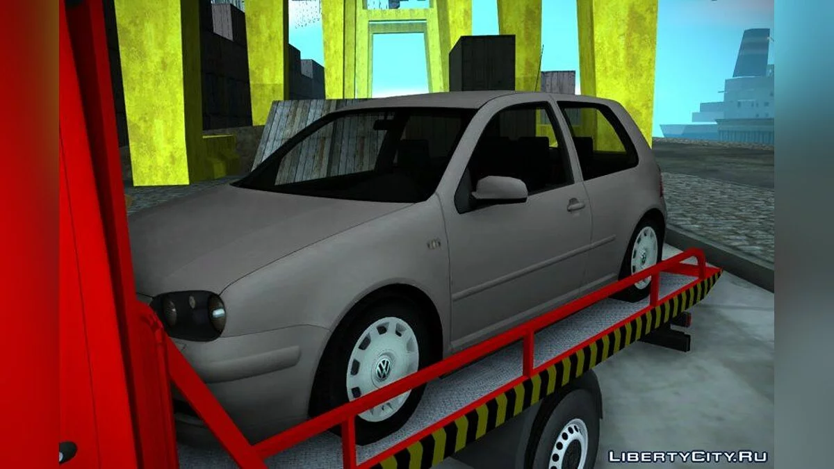 2010 Mercedes Sprinter с платформой для автомобилей / GTA San Andreas