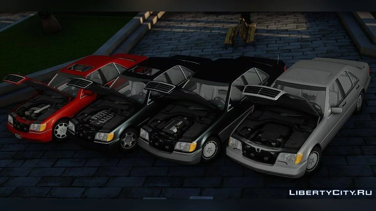 Mercedes-Benz S-Class (W140) 300SD/S350TD/S320/S420/S500/S600 1992-1995 (US-Spec) / GTA San Andreas