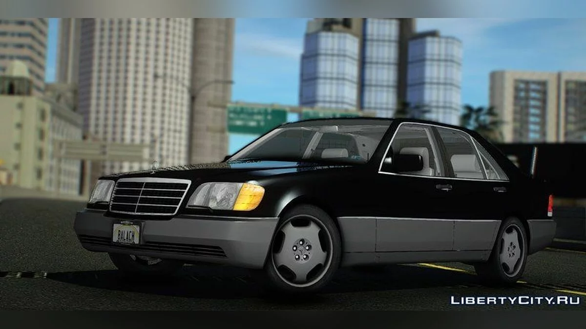 Mercedes-Benz S-Class (W140) 300SD/S350TD/S320/S420/S500/S600 1992-1995 (US-Spec) / GTA San Andreas
