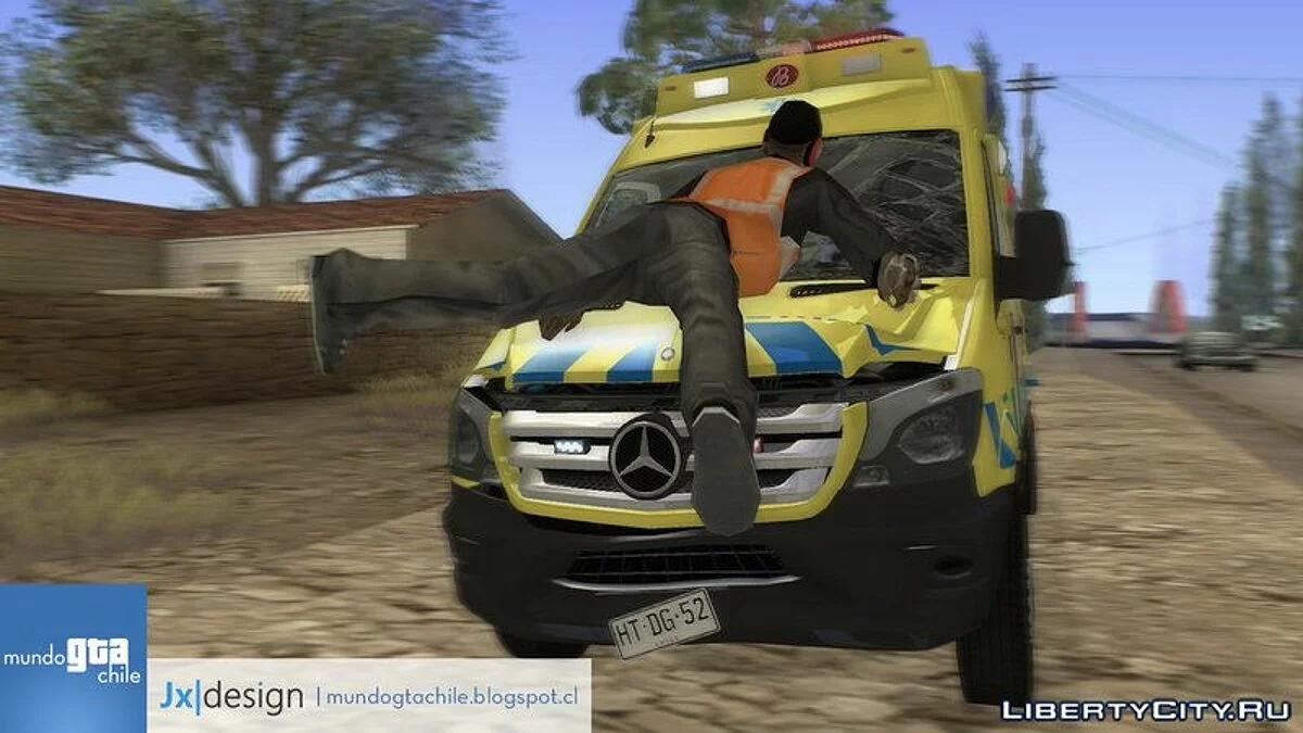 Mercedes Benz Sprinter Facelift | SAMU Metropolitano / GTA San Andreas