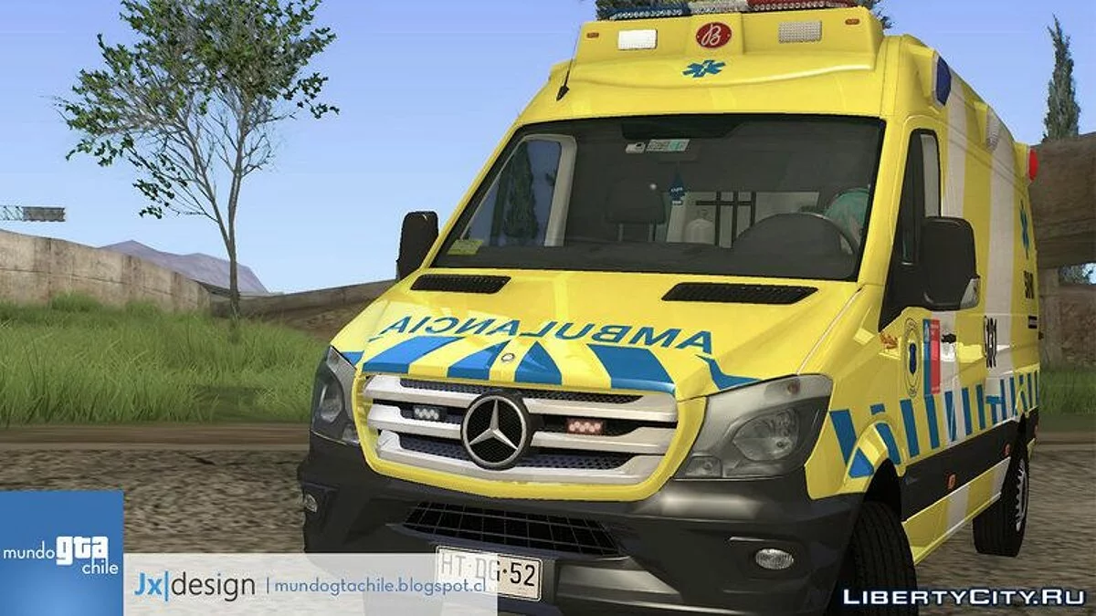 Mercedes Benz Sprinter Facelift | SAMU Metropolitano / GTA San Andreas