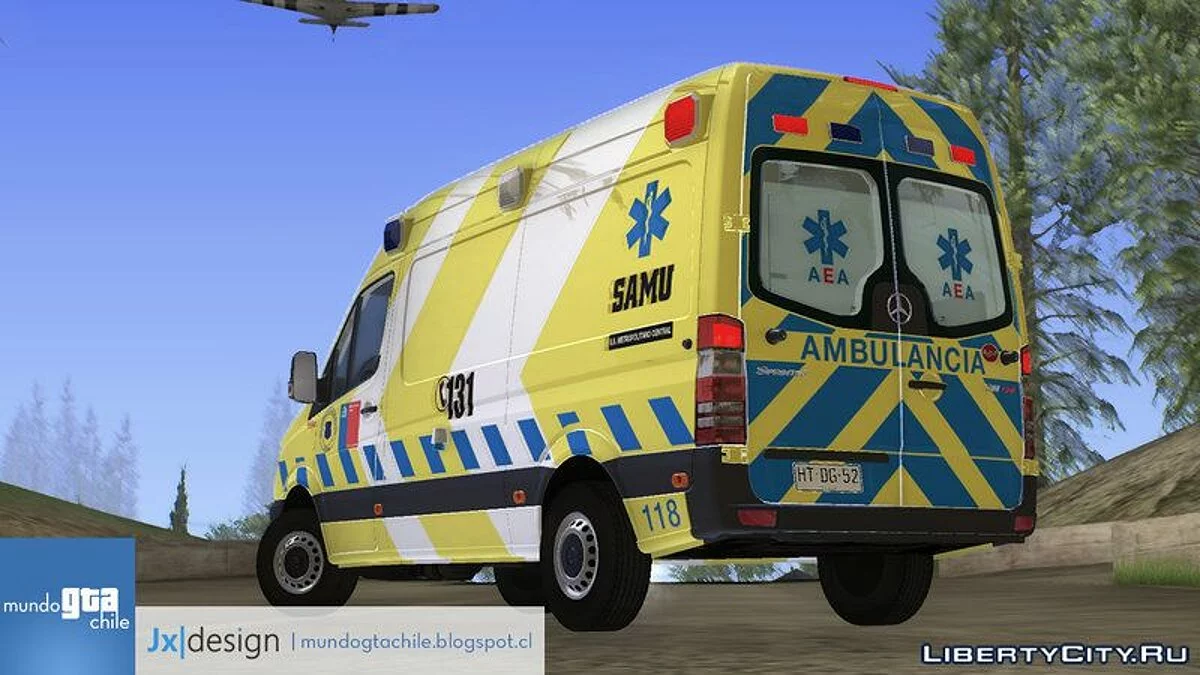 Mercedes Benz Sprinter Facelift | SAMU Metropolitano / GTA San Andreas