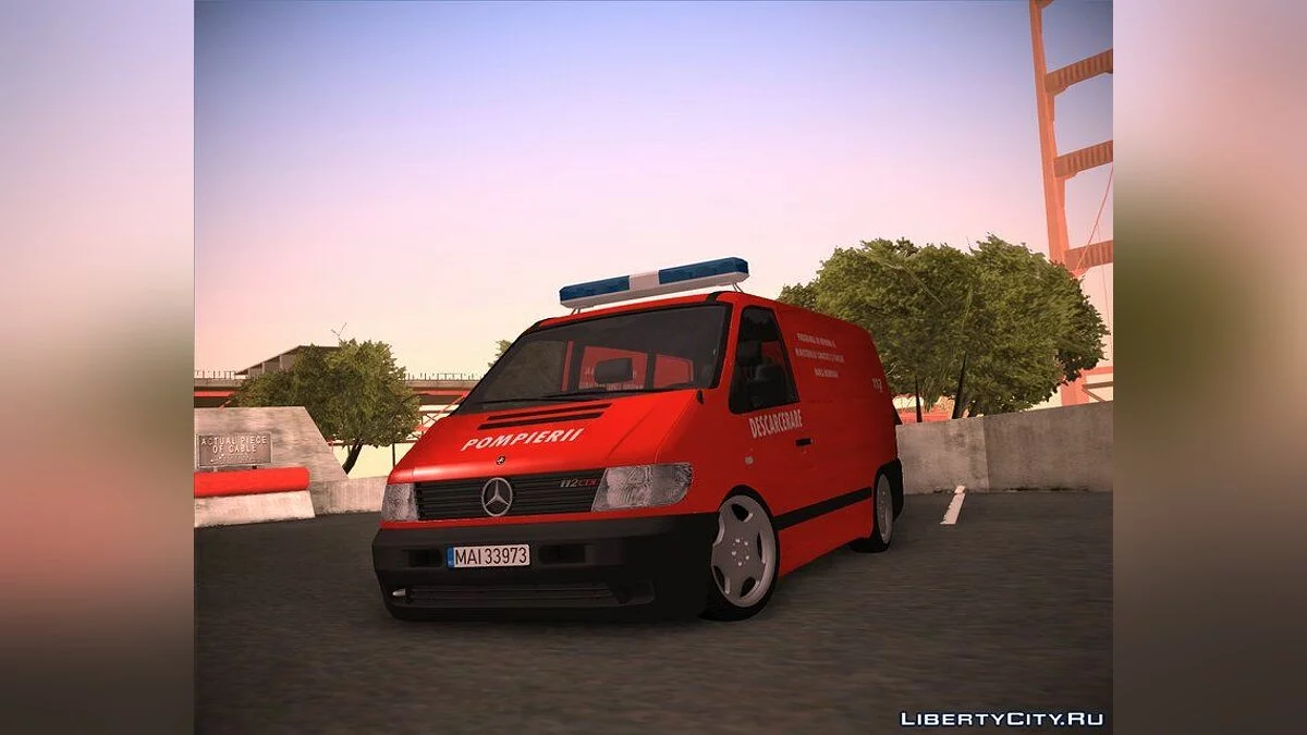 2000 Mercedes Benz Vito - Descarcerare / GTA San Andreas