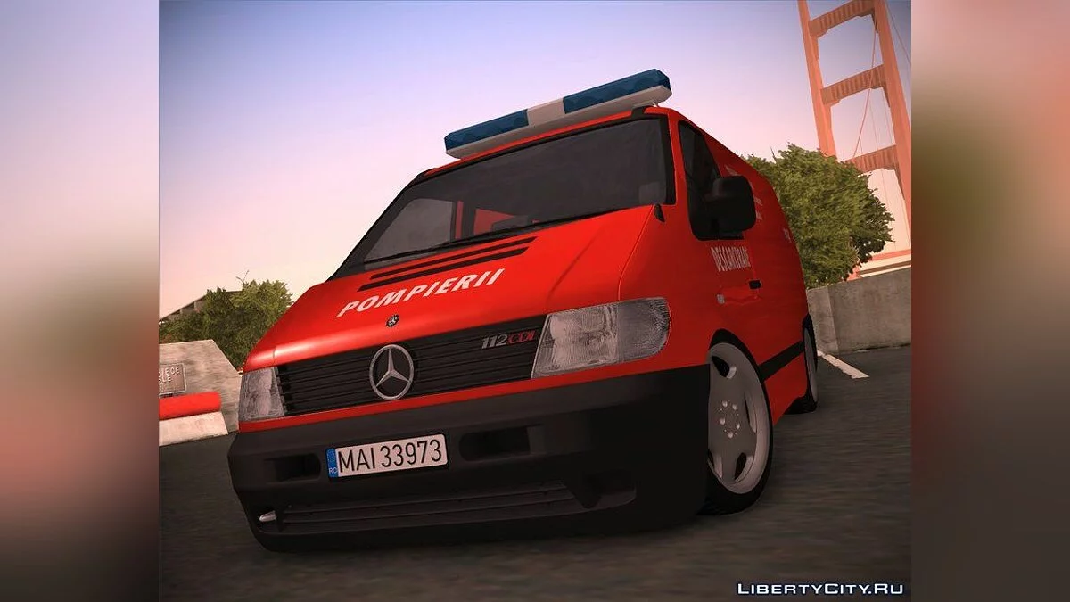 2000 Mercedes Benz Vito - Descarcerare / GTA San Andreas
