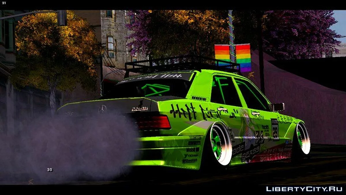 Mercedez Bens 190E Evolution TurboStance / GTA San Andreas