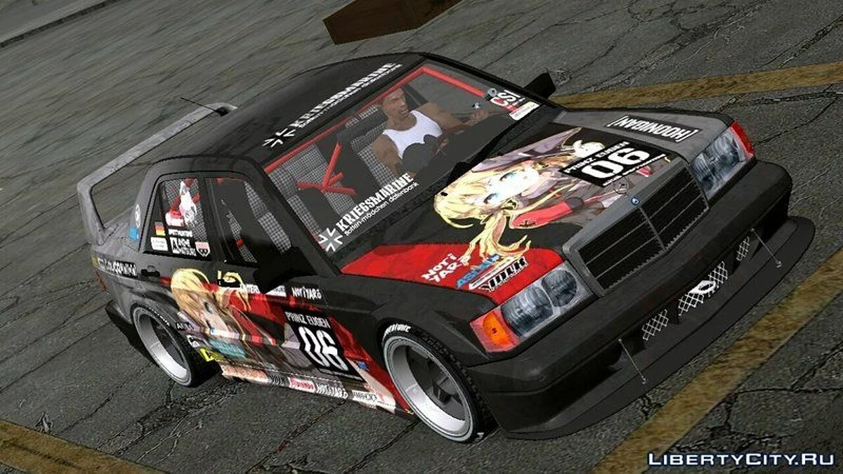 Mercedes Benz 190E Prinz Eugen / GTA San Andreas