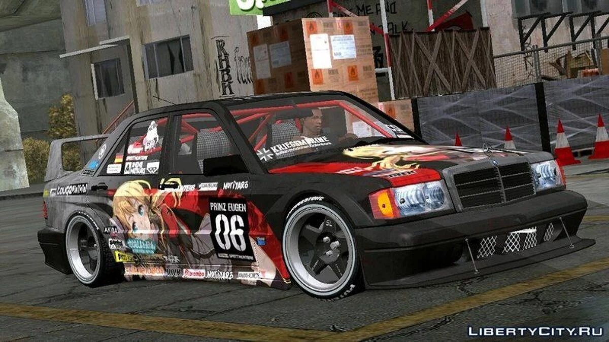 Mercedes Benz 190E Prinz Eugen / GTA San Andreas