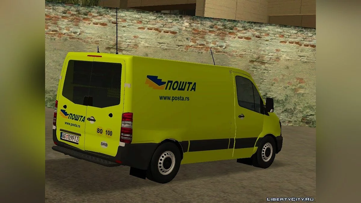 Mercedes Benz Sprinter Posta / GTA San Andreas