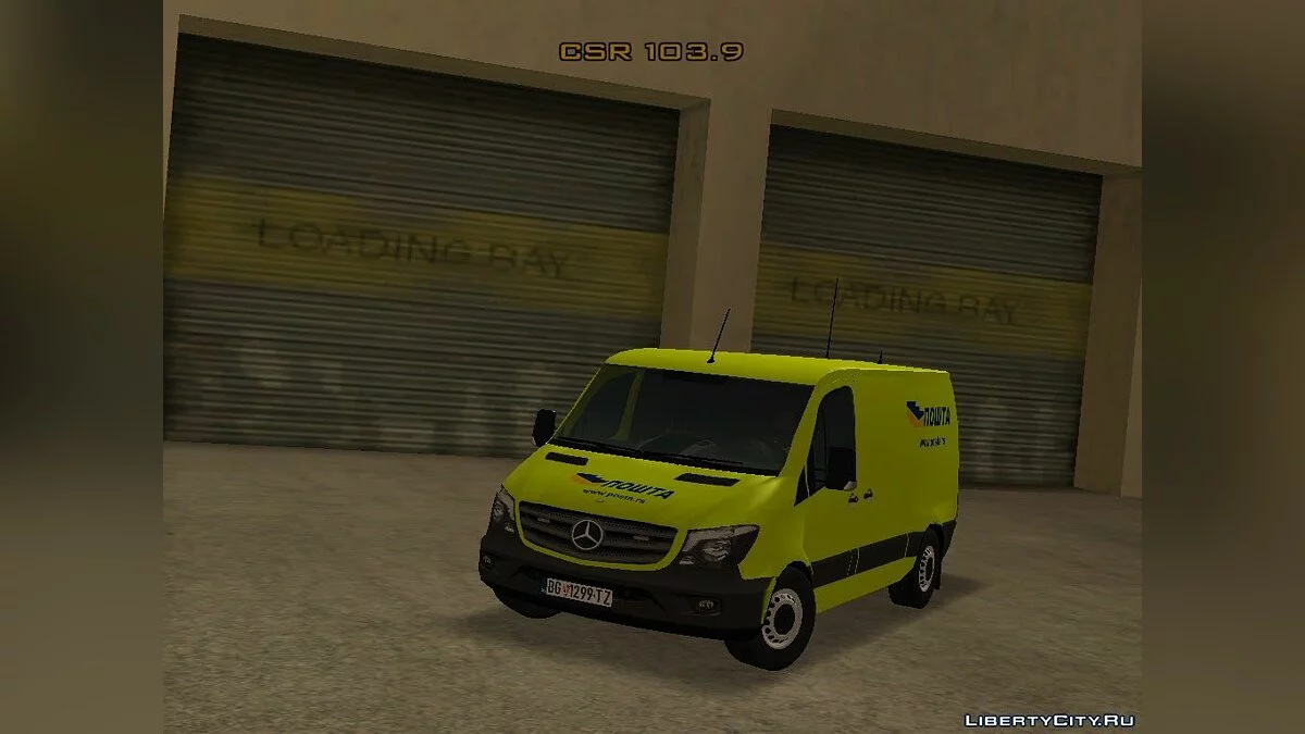 Mercedes Benz Sprinter Posta / GTA San Andreas
