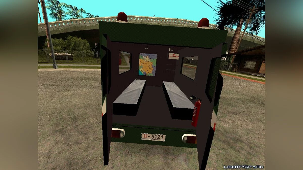Mercedes Benz Wolf Vojno Ambulantno Vozilo / GTA San Andreas