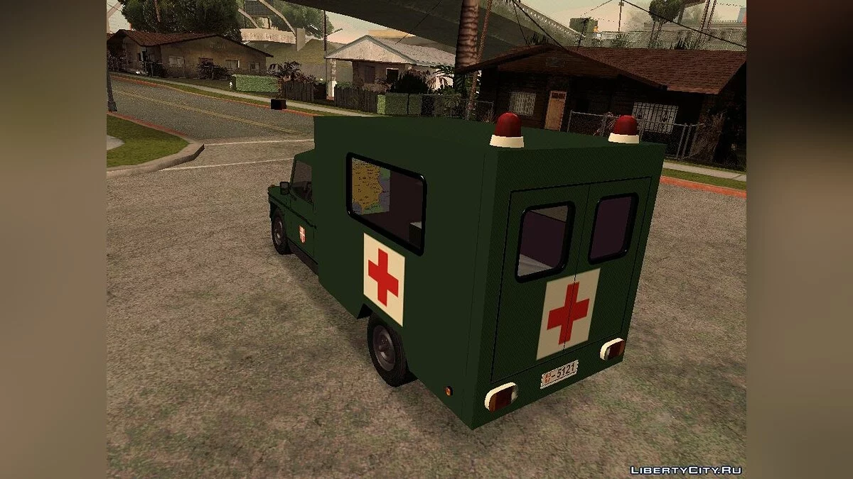 Mercedes Benz Wolf Vojno Ambulantno Vozilo / GTA San Andreas