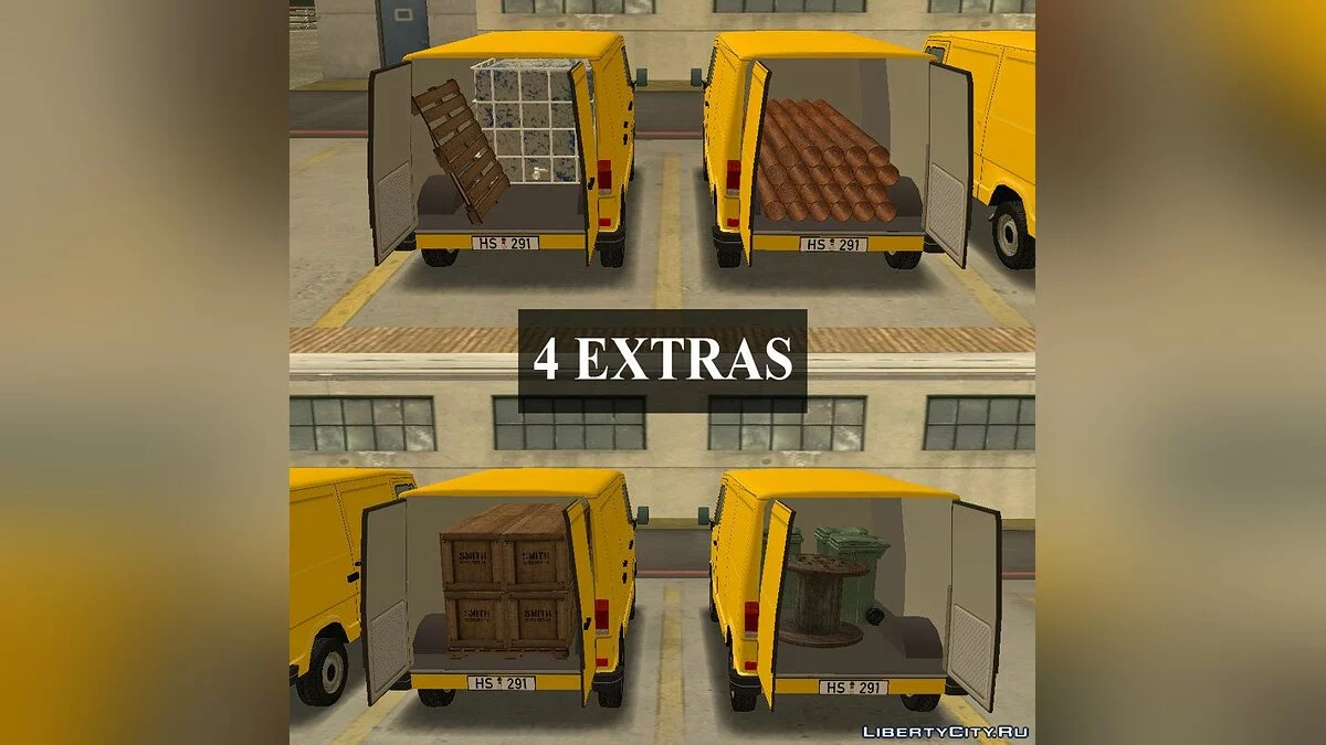 Mercedes-Benz T1 Furgon [Short] / GTA San Andreas