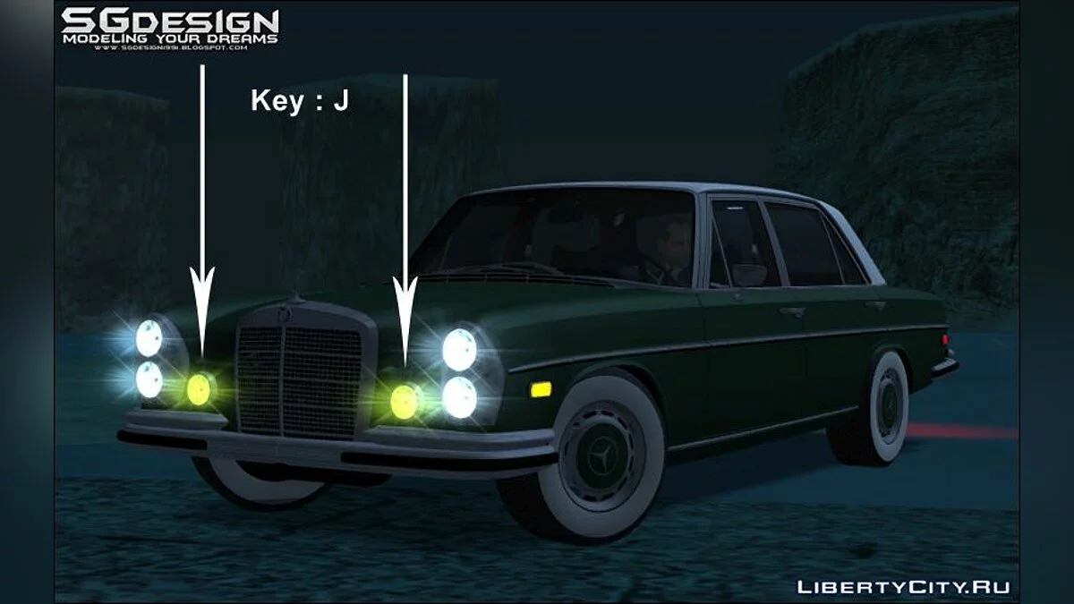 1972 Mercedes-Benz 300SEL - Stock / GTA San Andreas