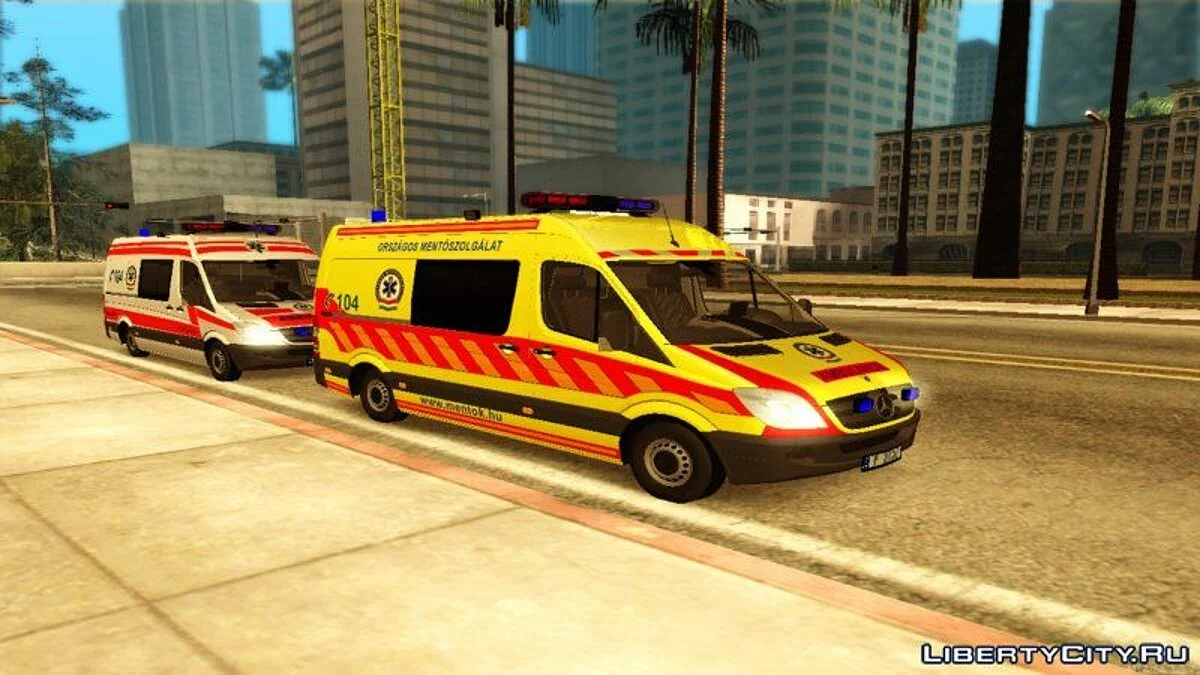 Mercedes Sprinter Magyar Mentőautó / GTA San Andreas