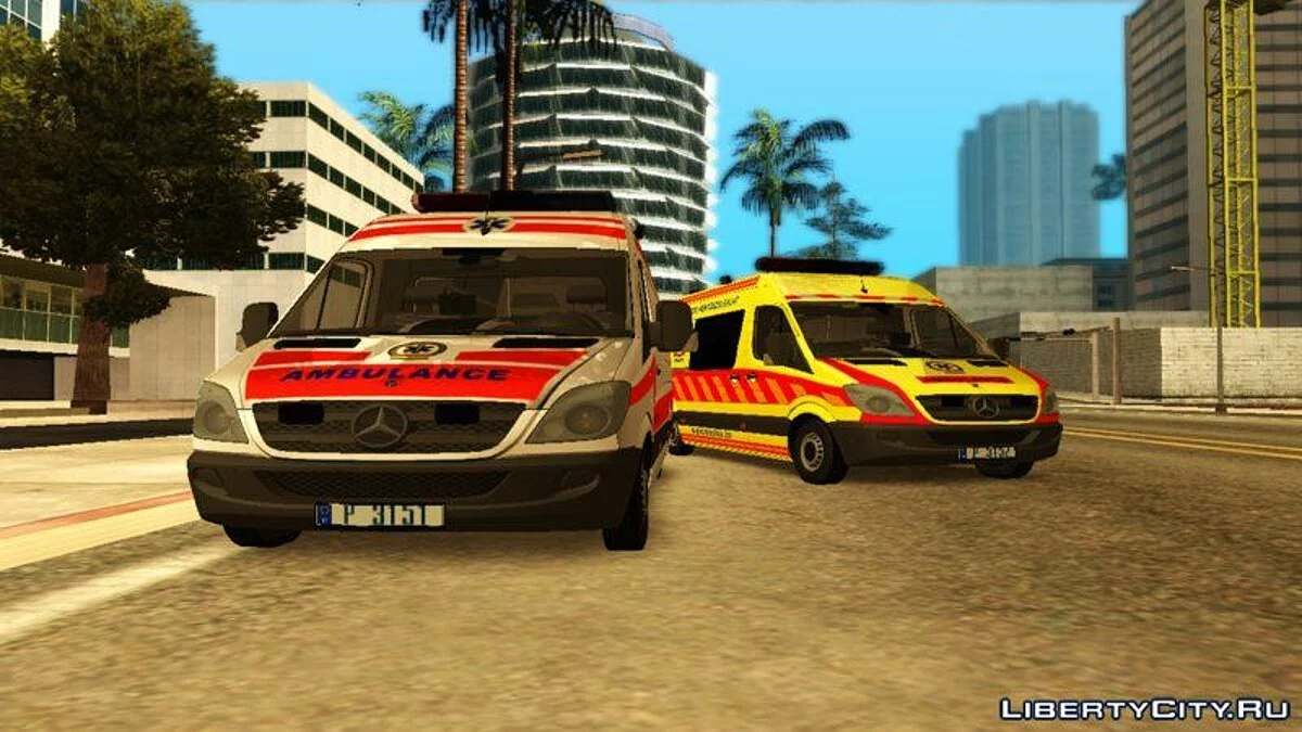 Mercedes Sprinter Magyar Mentőautó / GTA San Andreas
