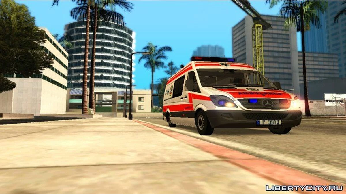 Mercedes Sprinter Magyar Mentőautó / GTA San Andreas