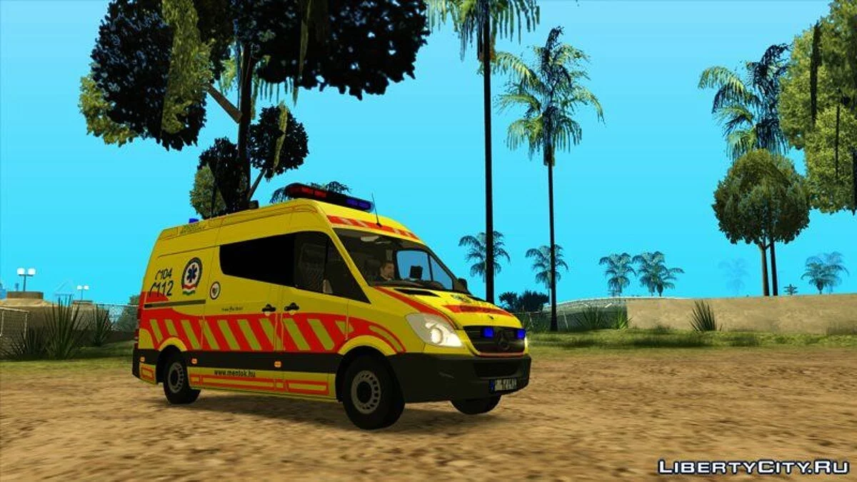 Mercedes Sprinter Magyar Mentőautó V3 / GTA San Andreas