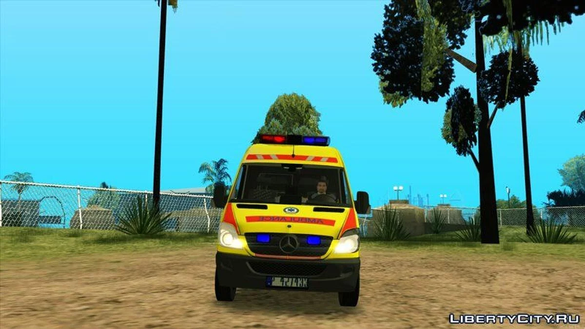 Mercedes Sprinter Magyar Mentőautó V3 / GTA San Andreas
