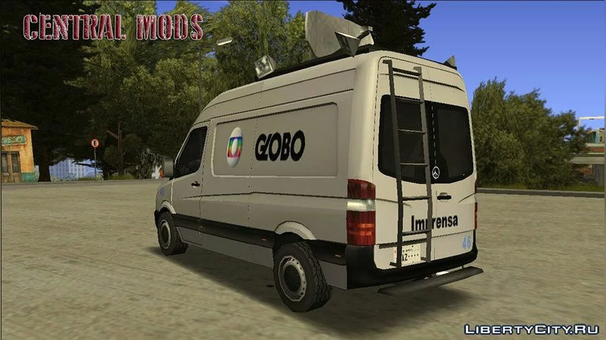 MB Sprinter 2013 - Imprensa (Новостной фургон) / GTA San Andreas