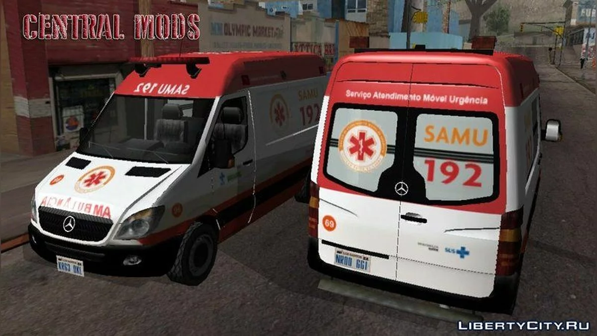 MB Sprinter 2013 - Скорая помощь v2 / GTA San Andreas