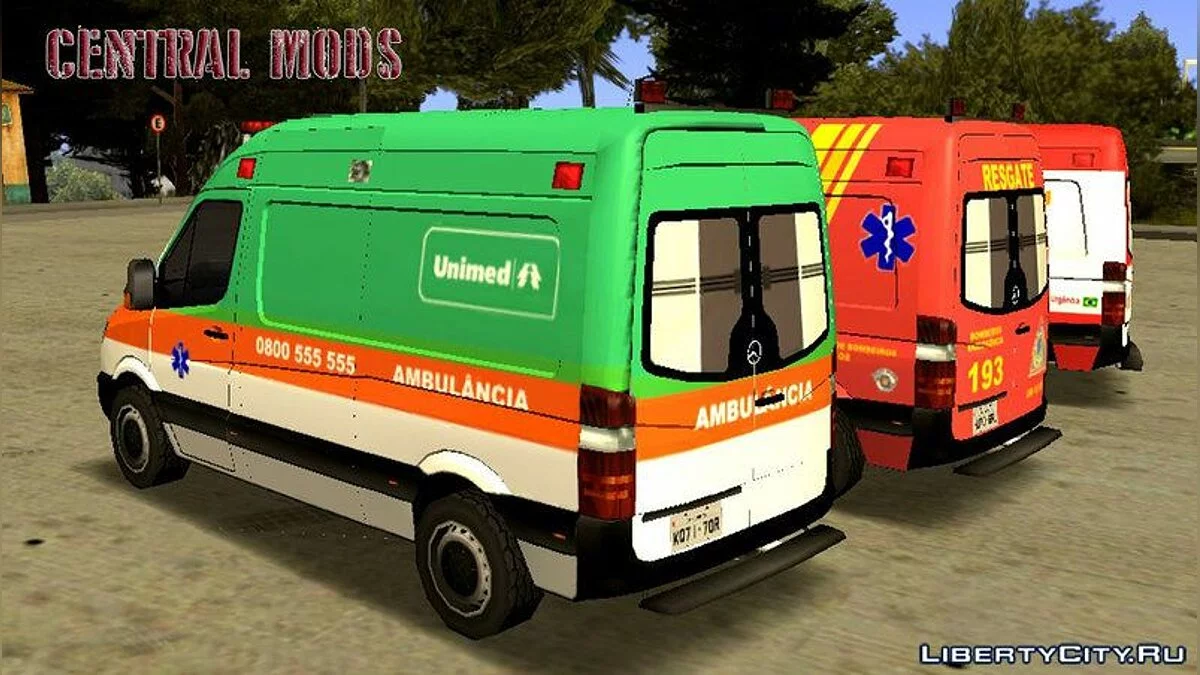 MB Sprinter 2013 - Скорая помощь v2 / GTA San Andreas