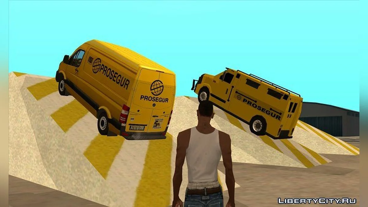 Mercedes Benz Sprinter и Furgón Prosegur / GTA San Andreas