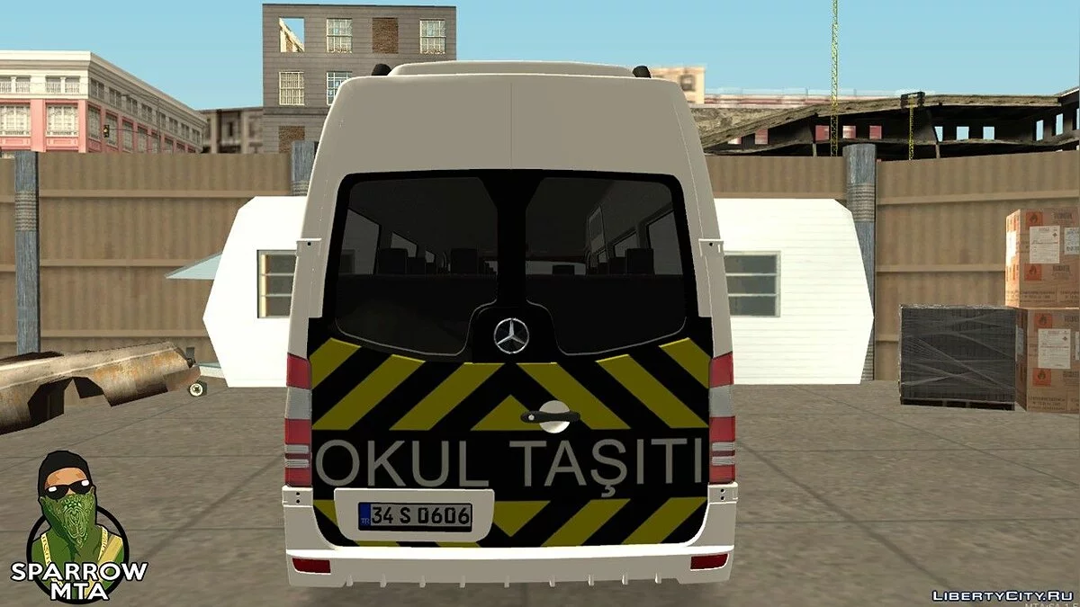 Mercedes-Benz Sprinter Okul  / GTA San Andreas