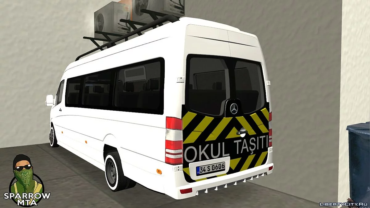 Mercedes-Benz Sprinter Okul  / GTA San Andreas