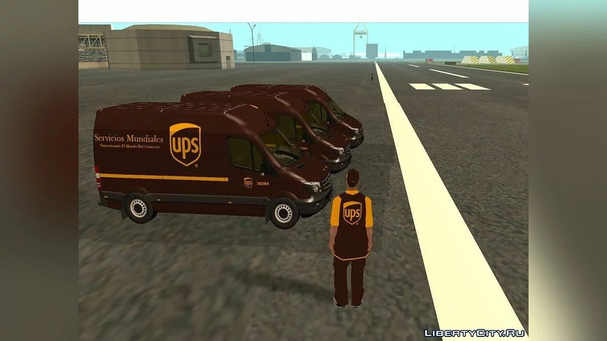 Mercedes Benz Sprinter Van UPS / GTA San Andreas